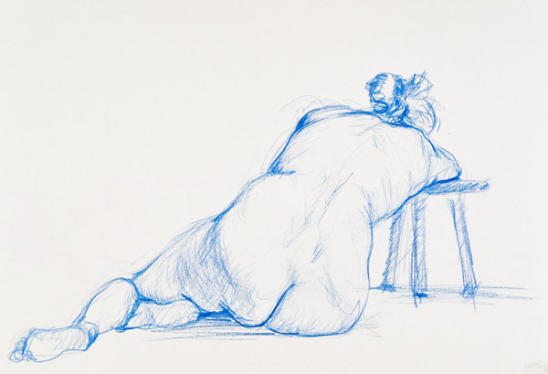 dessin de nu féminin