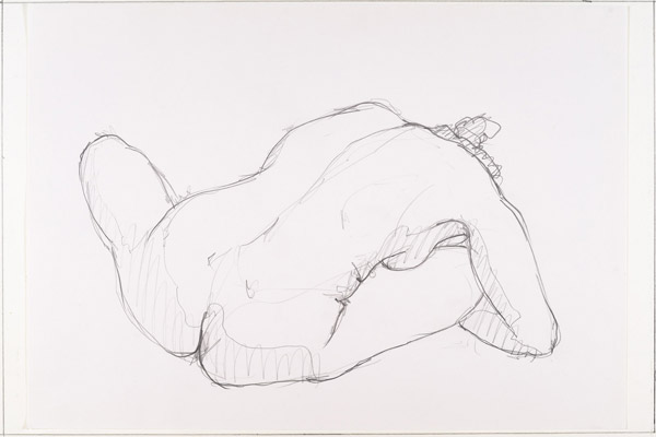 dessin de nu féminin