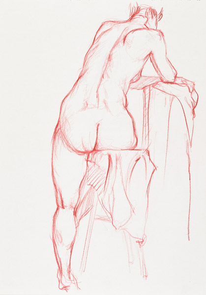 dessin de nu féminin