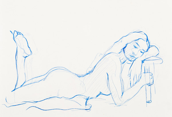 dessin de nu féminin