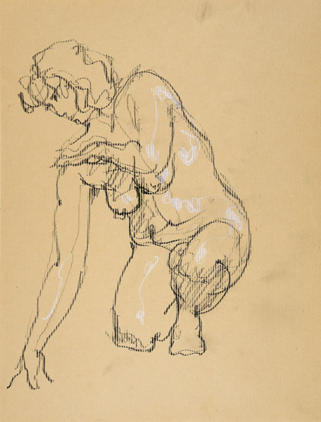 dessin de nu féminin