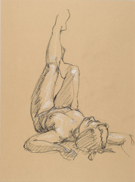 dessin de nu féminin