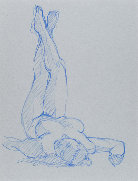 dessin de nu féminin