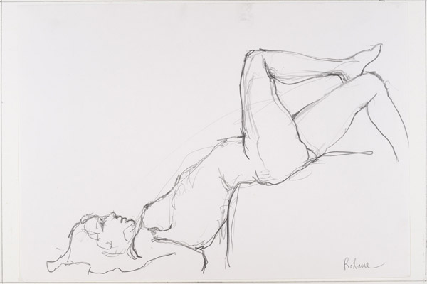 dessin de nu féminin
