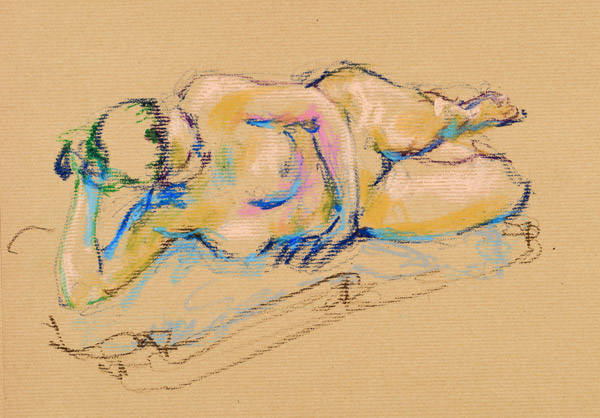 dessin de nu féminin