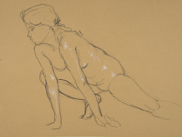 dessin de nu féminin