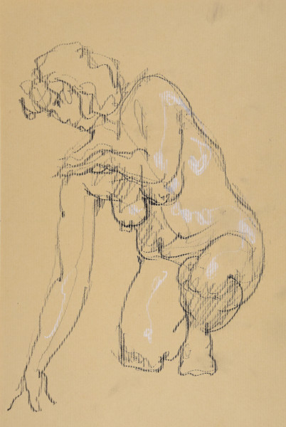 dessin de nu féminin