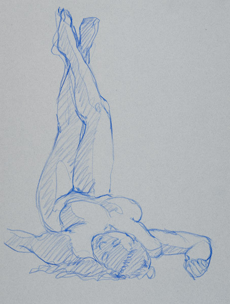 dessin de nu féminin